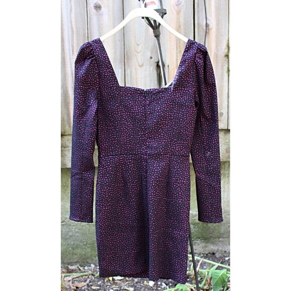 New w/Tags - Parker "Muccia" 80s-Style Sweetheart Dress, Velvet Jacquard - sz 10 - Picture 14 of 14